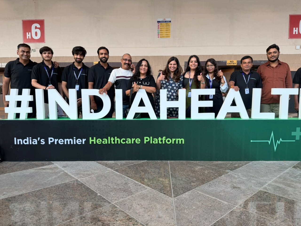 Apleixa Technologies team at the India Health Expo